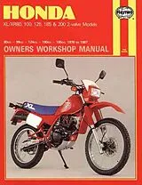 Kartonierter Einband (Kt) Honda XL/XR 80, 100, 125, 185 & 200 2-Valve Models (78 - 87) von Haynes Publishing