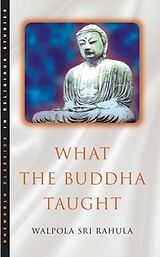 Kartonierter Einband What the Buddha Taught von Walpola Rahula
