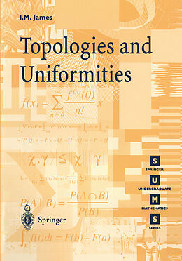 Kartonierter Einband Topologies and Uniformities von Ioan M. James