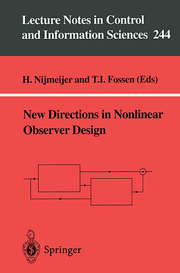 Couverture cartonnée New Directions in Nonlinear Observer Design de 