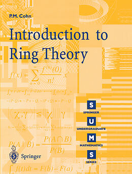 Kartonierter Einband Introduction to Ring Theory von Paul M. Cohn