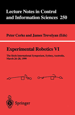 Couverture cartonnée Experimental Robotics VI de 