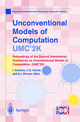 Kartonierter Einband Unconventional Models of Computation, UMC 2K von 