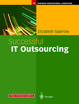 Livre Relié Successful IT Outsourcing de Elizabeth Sparrow