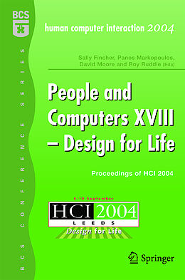 Couverture cartonnée People and Computers XVIII - Design for Life de 