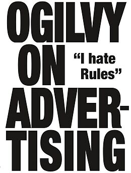 Couverture cartonnée Ogilvy on Advertising de Ogilvy David