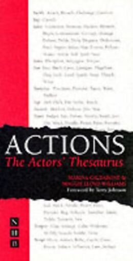 Couverture cartonnée Actions: The Actors' Thesaurus de Marina Caldarone, Maggie Lloyd-Williams