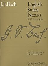 Johann Sebastian Bach Notenblätter English Suites nos.1-3