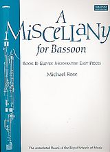 Michael Edward Rose Notenblätter A Miscellany for bassoon vol.2