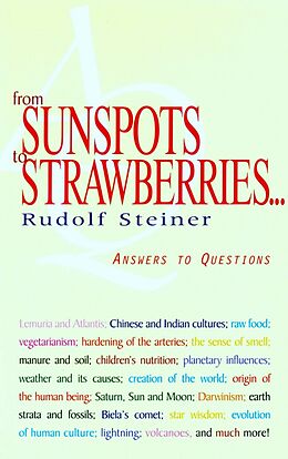 eBook (epub) From Sunspots to Strawberries de Rudolf Steiner