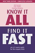 Kartonierter Einband Know it All, Find it Fast von Bob Duckett, Peter Walker, Christinea Donnelly
