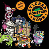 Couverture cartonnée Stickerbomb Monsters de Studio Rarekwai (SRK)