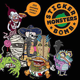 Couverture cartonnée Stickerbomb Monsters de Studio Rarekwai (SRK)