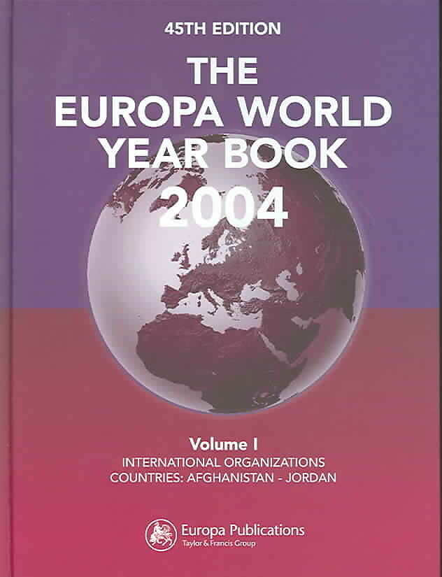The Europa World Year Book 2004