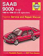 Couverture cartonnée Saab 9000 (4-cyl) (85 - 98) Haynes Repair Manual de Haynes Publishing