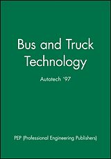 Livre Relié Bus and Truck Technology de PEP (Professional Engineering Publishers)