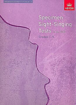  Notenblätter Specimen Sight-Singing Tests Grades 1-5