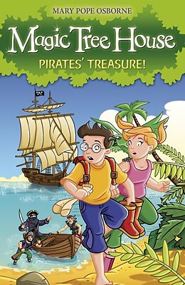 Kartonierter Einband Magic Tree House 4: Pirates' Treasure! von Mary Pope Osborne