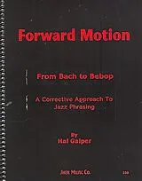 Hal Galper Notenblätter Forward Motion - from Bach to Bebop