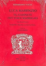 Luca Marenzio Notenblätter The complete 5 voice madrigals vol.1