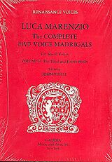 Luca Marenzio Notenblätter The complete 5 voice madrigals vol.2