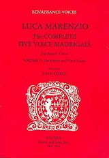 Luca Marenzio Notenblätter The complete 5 voice madrigals vol.5