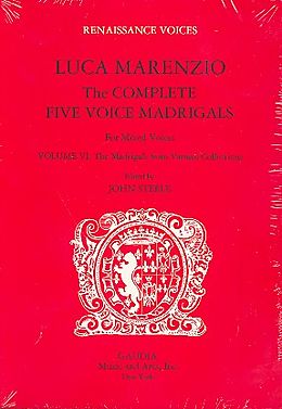 Luca Marenzio Notenblätter The complete 5 voice madrigals vol.6