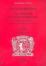  Notenblätter The complete 6 Voice Madrigals vol.1