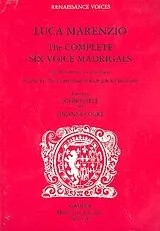 Luca Marenzio Notenblätter The complete 6 Voice Madrigals vol.4