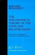 Couverture cartonnée Philosophical Theory of the State Related Essays de Bernard Bosanquet