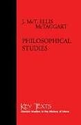 Couverture cartonnée Philosophical Studies de John Mctaggart