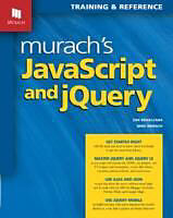 Couverture cartonnée Murach's JavaScript & JQuery de Zak Ruvalcaba