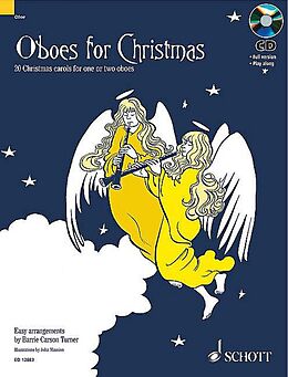 Kartonierter Einband Oboes for Christmas: 20 Christmas Carols for One or Two Oboes von 