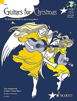 Kartonierter Einband Guitars for Christmas: 20 Christmas Carols for One or Two Guitars [With CD (Audio)] von Barrie Carson (CRT) Turner