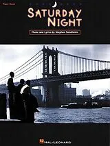 Stephen Sondheim Notenblätter Saturday nightthe songs of the musical