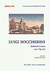 Luigi Boccherini Notenblätter Quintett C-Dur op.28,4 G310 für