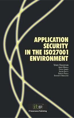 eBook (pdf) Application Security in the ISO27001 Environment de Vinod Vasudevan
