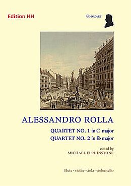 Alessandro Rolla Notenblätter Quartett C-Dur Nr.1 und Quartett Es-Dur Nr.2