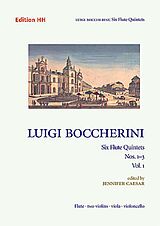 Luigi Boccherini Notenblätter 6 Quintets vol.1 (no.1-3)