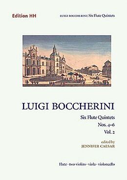 Luigi Boccherini Notenblätter 6 Quintets vol.2 (no.4-6)