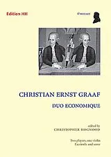 Christian Ernst Graaf Notenblätter Duo economique