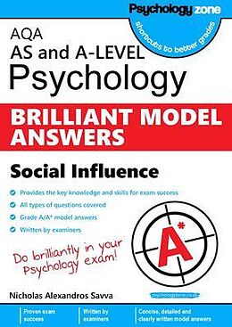 eBook (epub) AQA Psychology BRILLIANT MODEL ANSWERS: Social Influence de Nicholas Savva