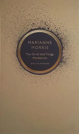E-Book (epub) On All Said Things Moratorium von Marianne Morris