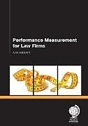 Couverture cartonnée Performance Measurement for Law Firms de Alan Hodgart