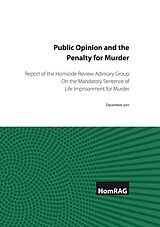 eBook (pdf) Public Opinion and the Penalty for Murder de The Homicide Review Advisory Group (HomRAG)