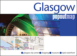 Carte (de géographie) Glasgow Popout Map de 