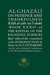 Kartonierter Einband (Kt) Al-Ghazali on Patience and Thankfulness von Abu Hamid Al-Ghazali