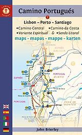 Kartonierter Einband Camino Portugues Maps von John (John Brierley) Brierley