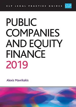 E-Book (epub) Public Companies and Equity Finance 2019 von Mavrikakis