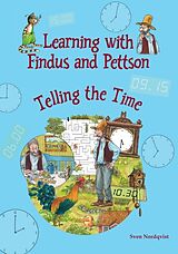 Couverture cartonnée Learning with Findus and Pettson - Telling the Time de Sven Nordqvist